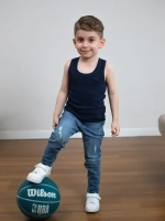 Майка детская бельевая для мальчика в сад