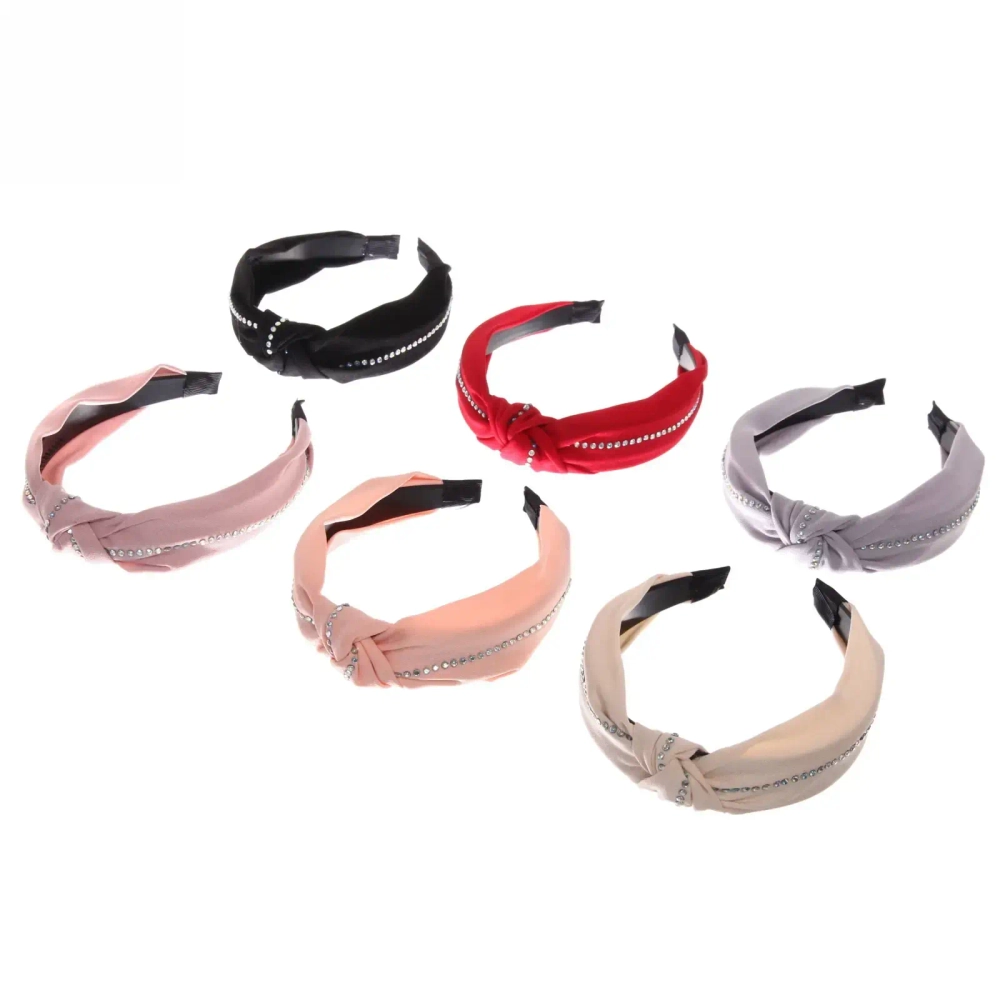 Ободок для волос «New Style - Аматэя», ширина 2,8см, микс 6 цветов