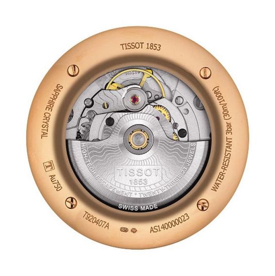 Наручные золотые часы Tissot T-Gold T920.407.76.038.00