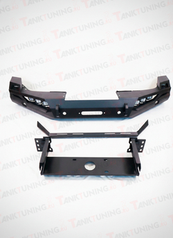 Tank300 Бампер силовой передний с ПТФ Tengqian Predator