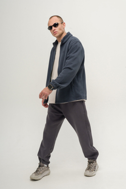 Брюки трикотажные KUL'TURA "Fleece 400GR" Темно-серый