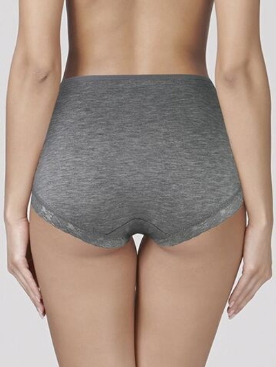 Высокие трусики-слипы Charming из микромодала (Размер: XXXL) (Цвет: бежевый)