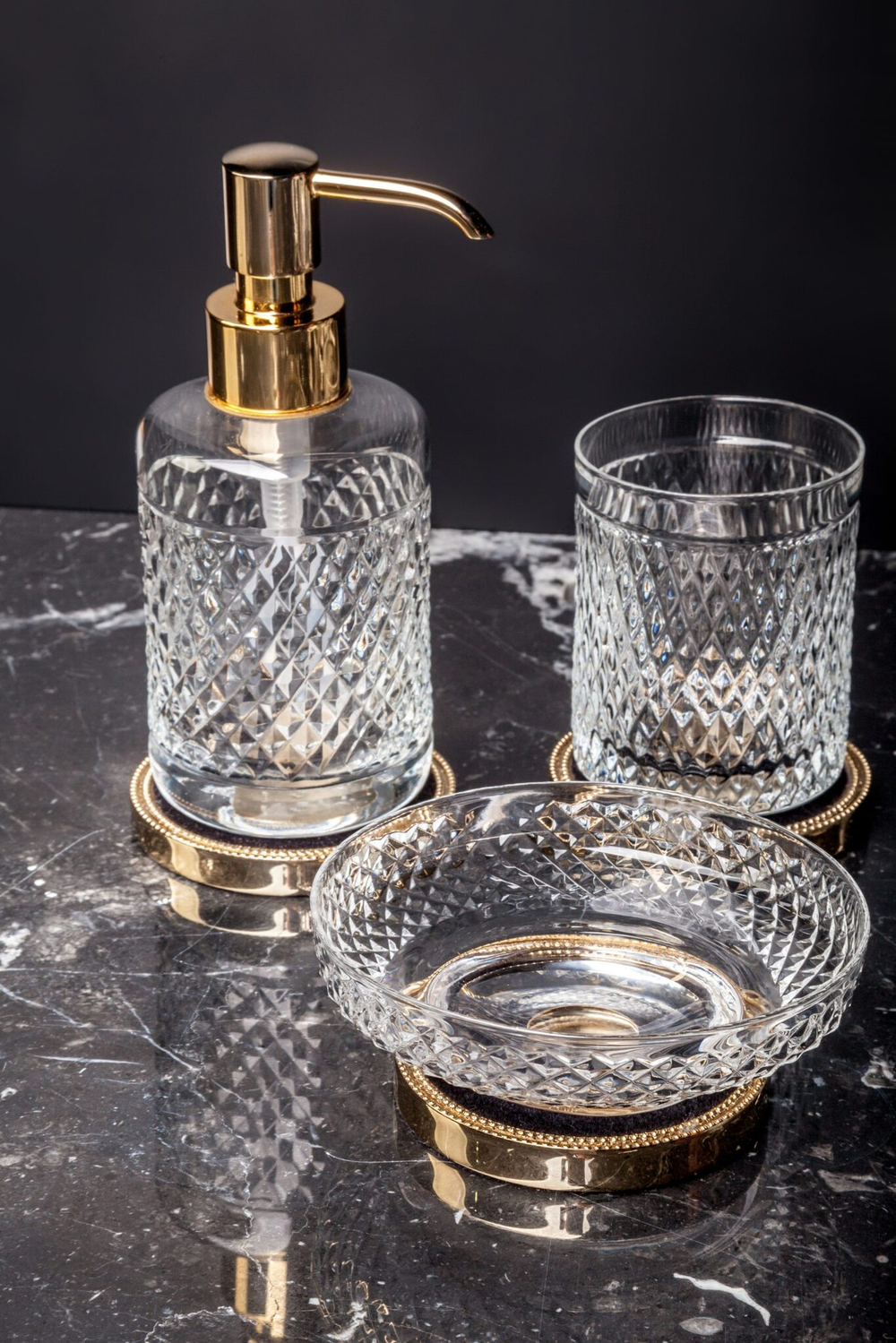 Boheme Стакан ЗОЛОТО Crystal Luxury Options