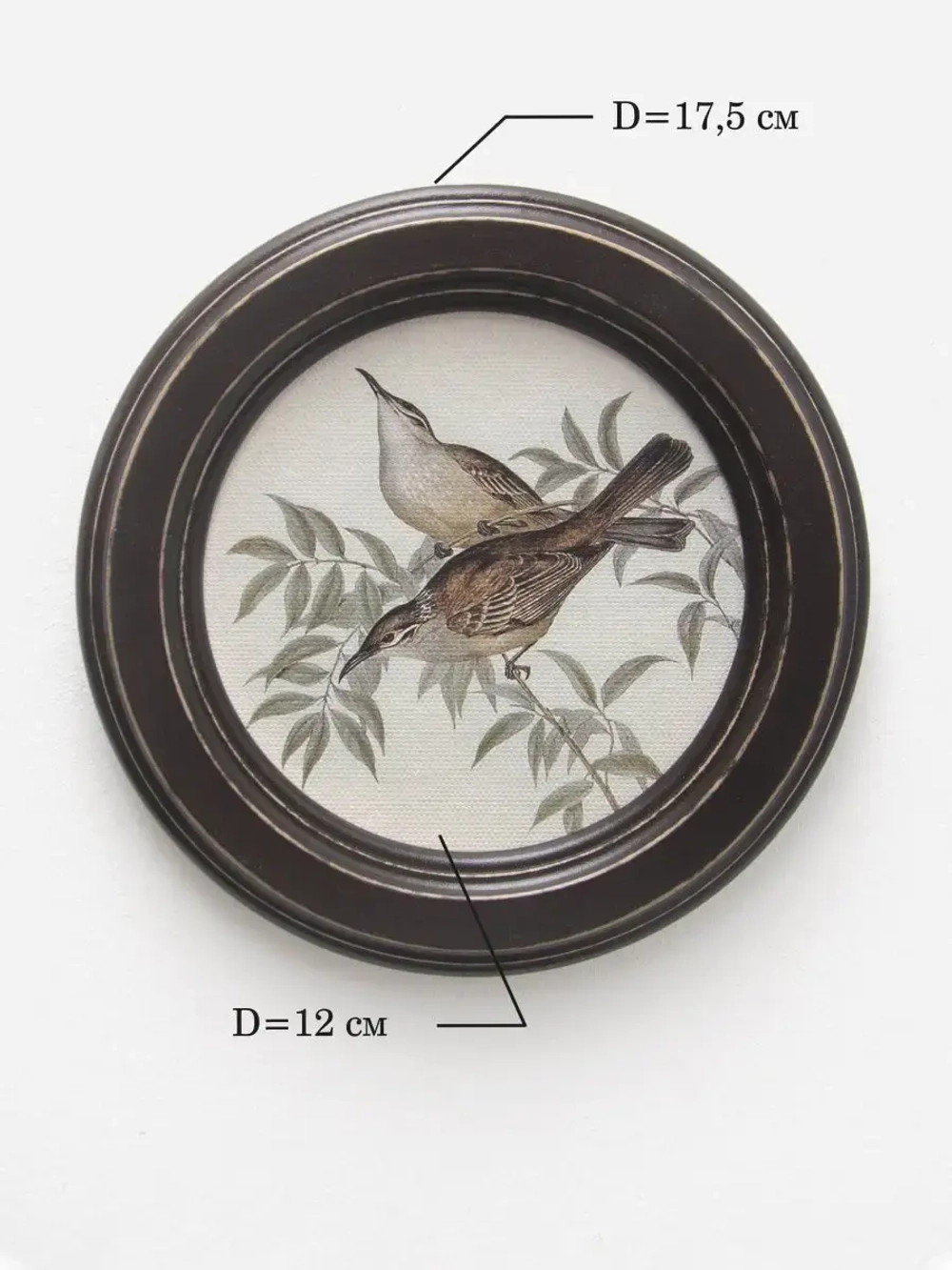 Картины на стену интерьерная на холсте 3 шт 17.5 см