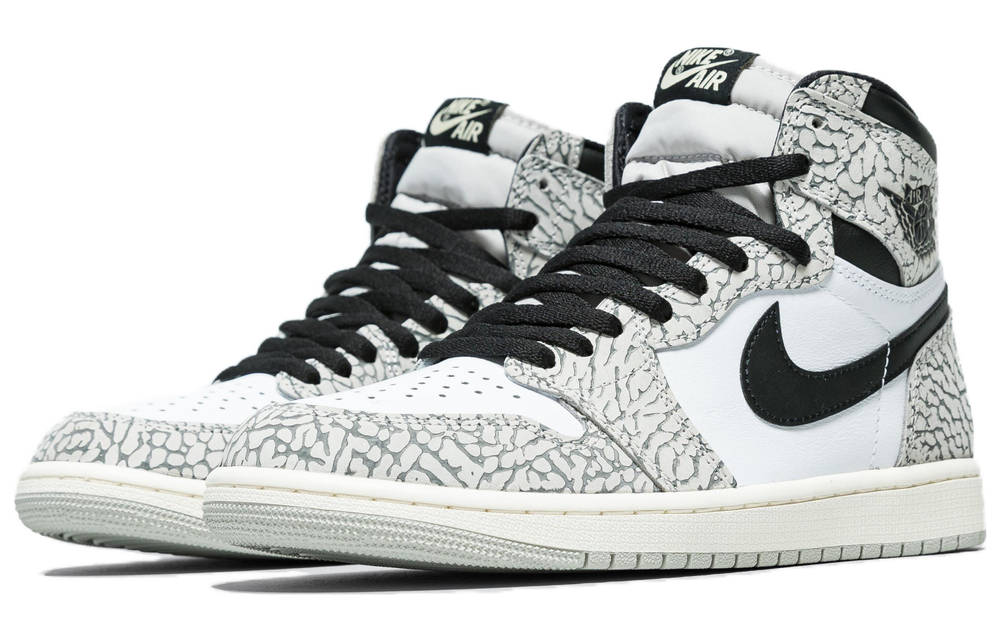 Jordan 1 Retro High OG 'White Cement' GS