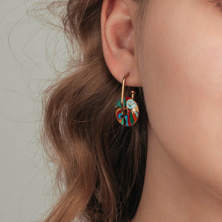 Серьги Fiore Luna AE03784-3 G