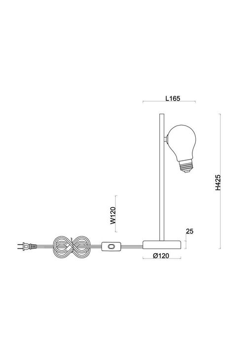 Настольная лампа Freya Evidence FR5372TL-01BS