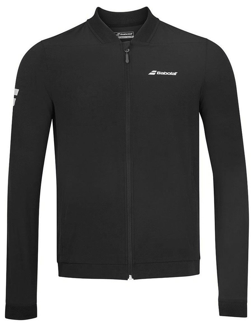 Кофта для мальчика теннисная Babolat Play Jacket Junior - черный