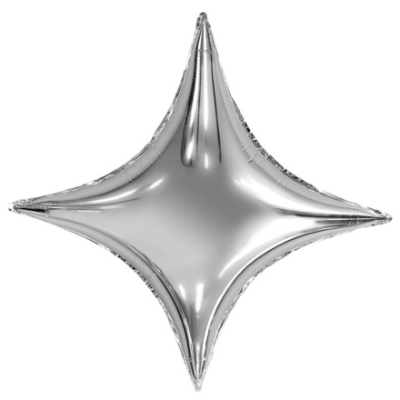 Шар "Звезда Сириус" Серебряный 90 см