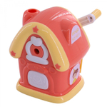 Точилка механическая Alingar, "Домик", 1 отверстие, пластиковый корпус, цвета ассорти, инд. упаковка, 100*115*107 мм