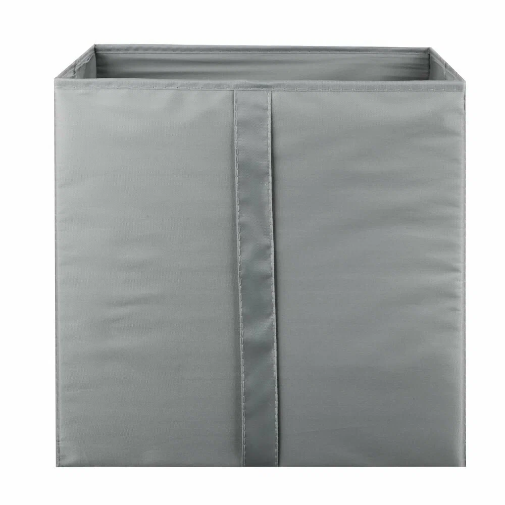 Корзина Förvaringskorg, серый, полиэстер, картон