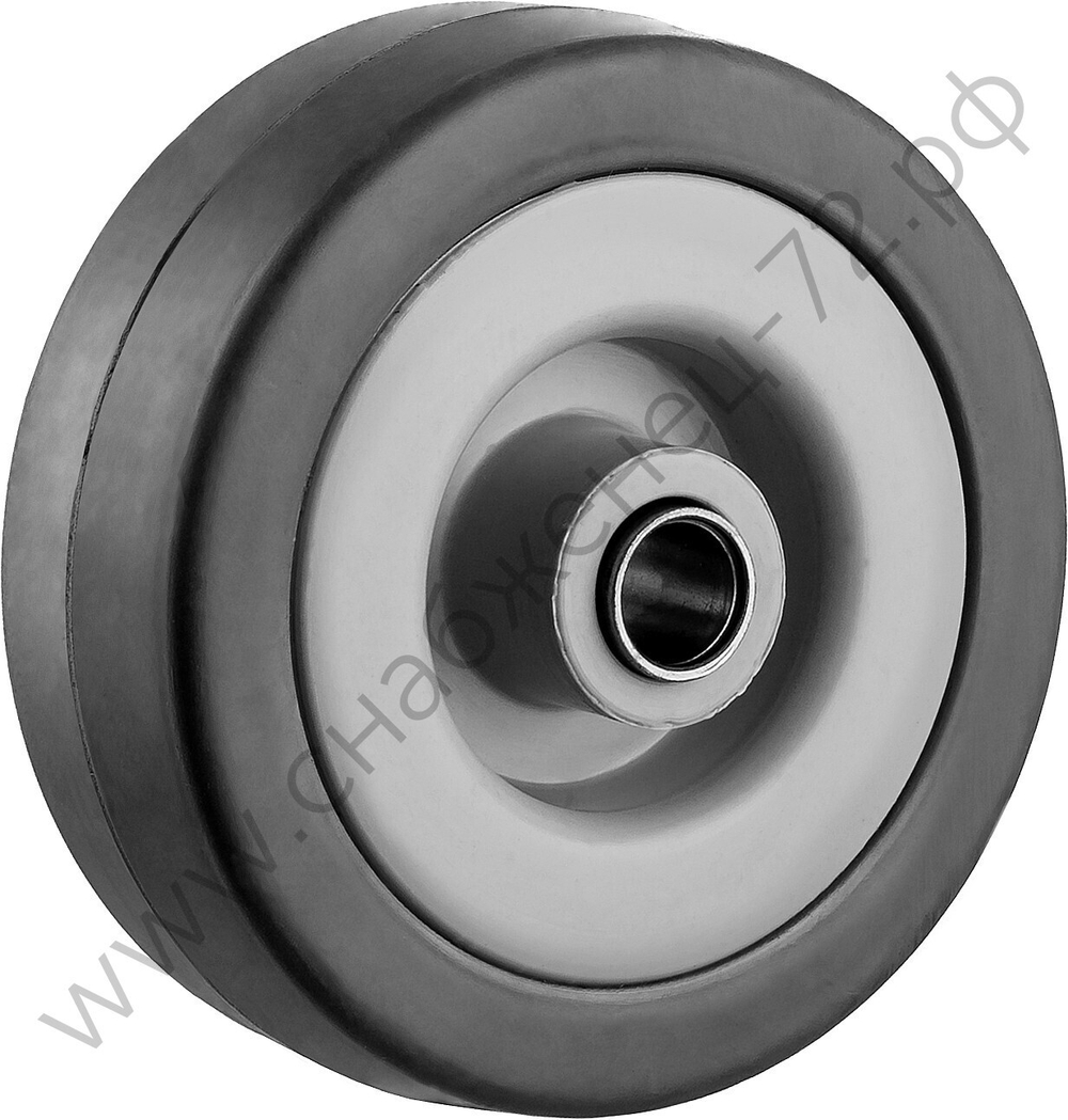 ЗУБР d=50 мм, г/п 35 кг, колесо резина/полипропилен (30956-50)