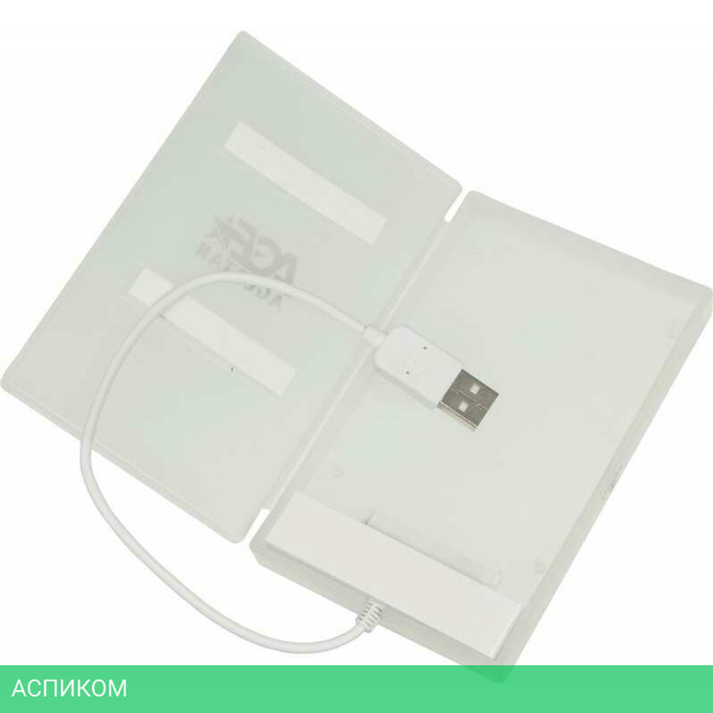 Бокс для накопителя AgeStar SUBCP1 White