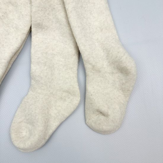 Колготки махровые, Бежевый меланж