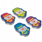 Ластик для карандашей 1шт «Новогодние герои», цвет микс, 5*3,5см