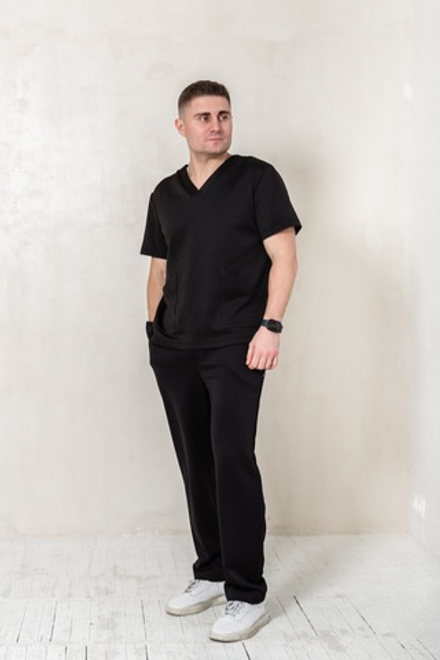 Брюки джоггеры спорт трикотаж