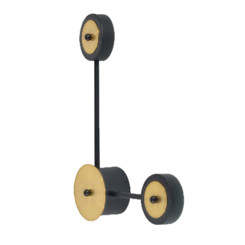 Настенный светодиодный светильник Mirastyle XL-20602/2 BK+YB