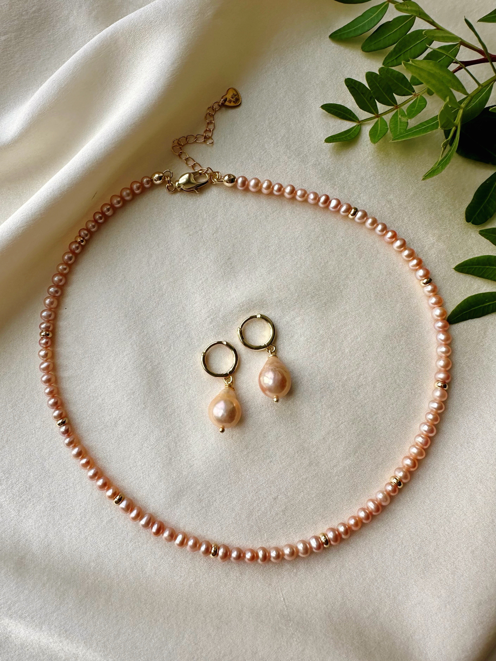 Серьги Рапунцель с жемчугом