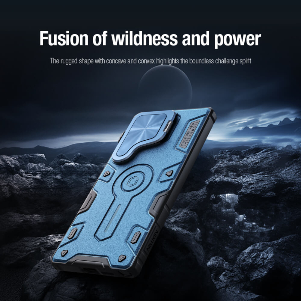 Противоударный чехол с защитой камеры Nillkin CamShield Armor PROP Case для Samsung Galaxy S25 Ultra