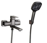 30010-P Смеситель для ванны (ГРАФИТ) HANSEN  (10/1шт)