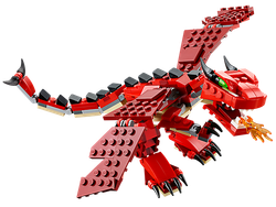 LEGO Creator: Огнедышащий дракон 31032 — Red Creatures — Лего Креатор Творец Создатель