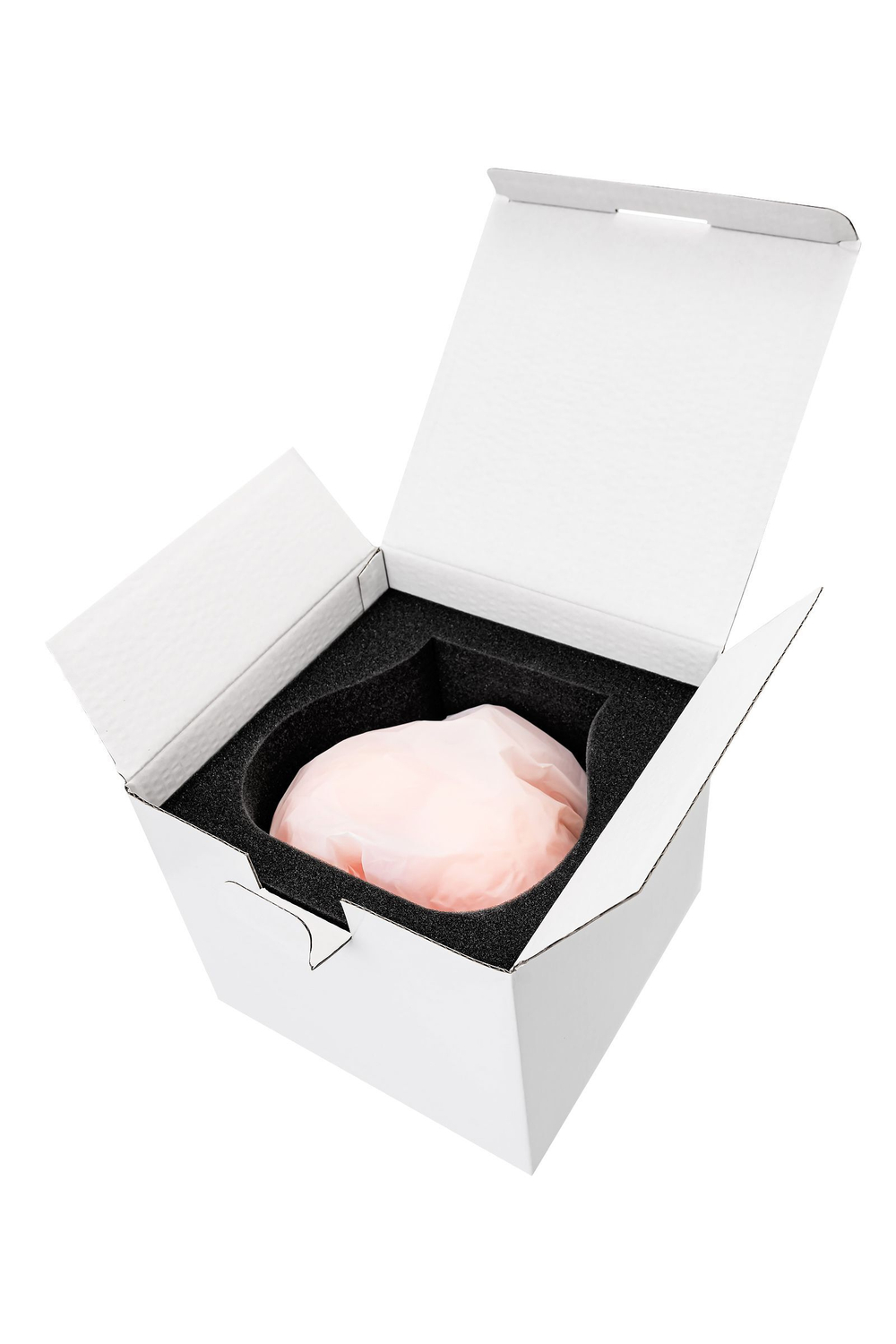 Реалистичный мастурбатор в форме попки с двумя любовными входами (Цвет: телесный)