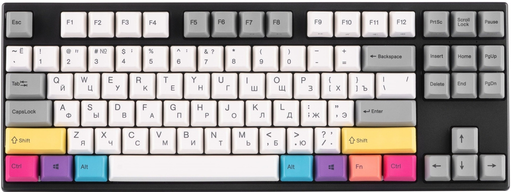 Клавиатура VARMILO VEM87 CMYK EC V2 Daisy UA A33A024A8A3A17A007 серый