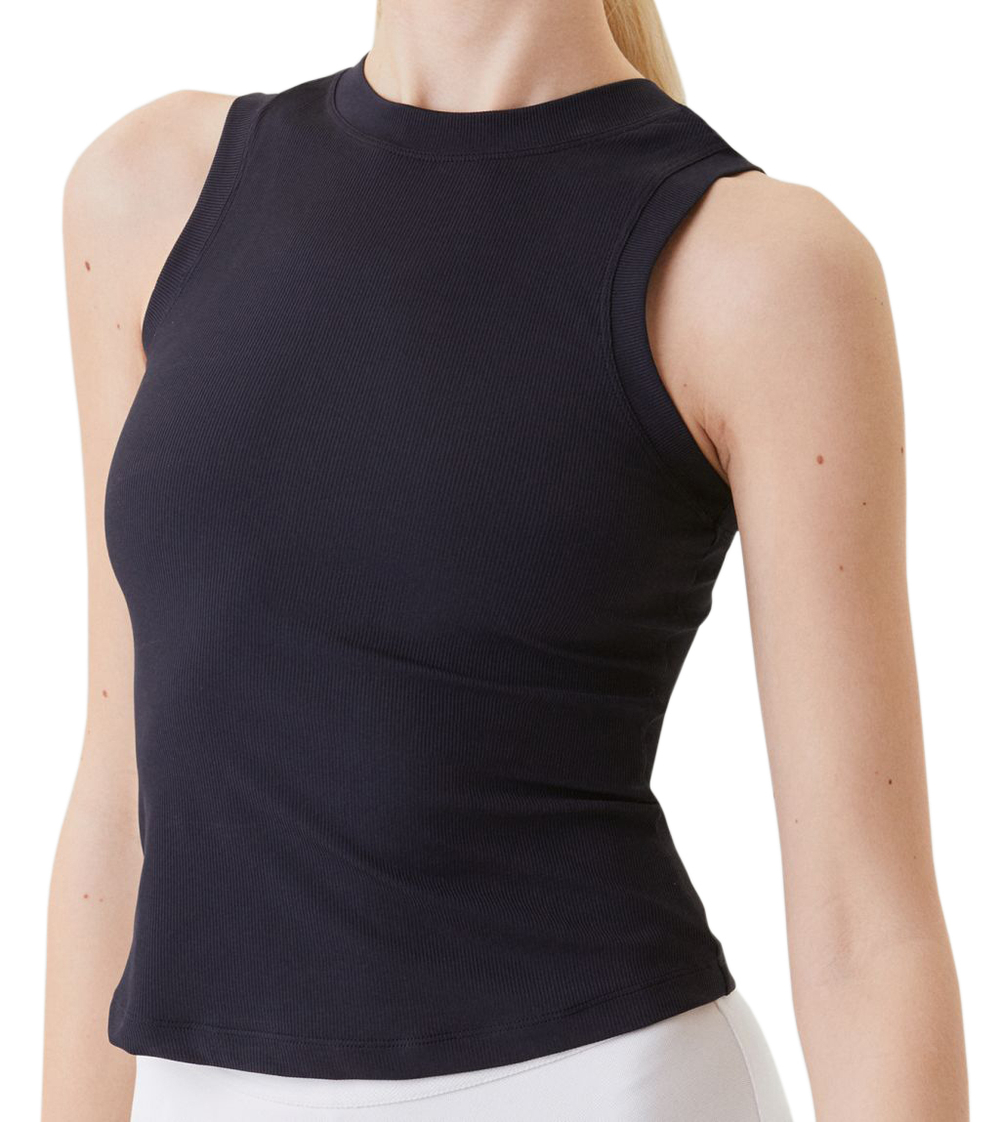 Женский топ теннисный Björn Borg Ace Rib Tank - night sky