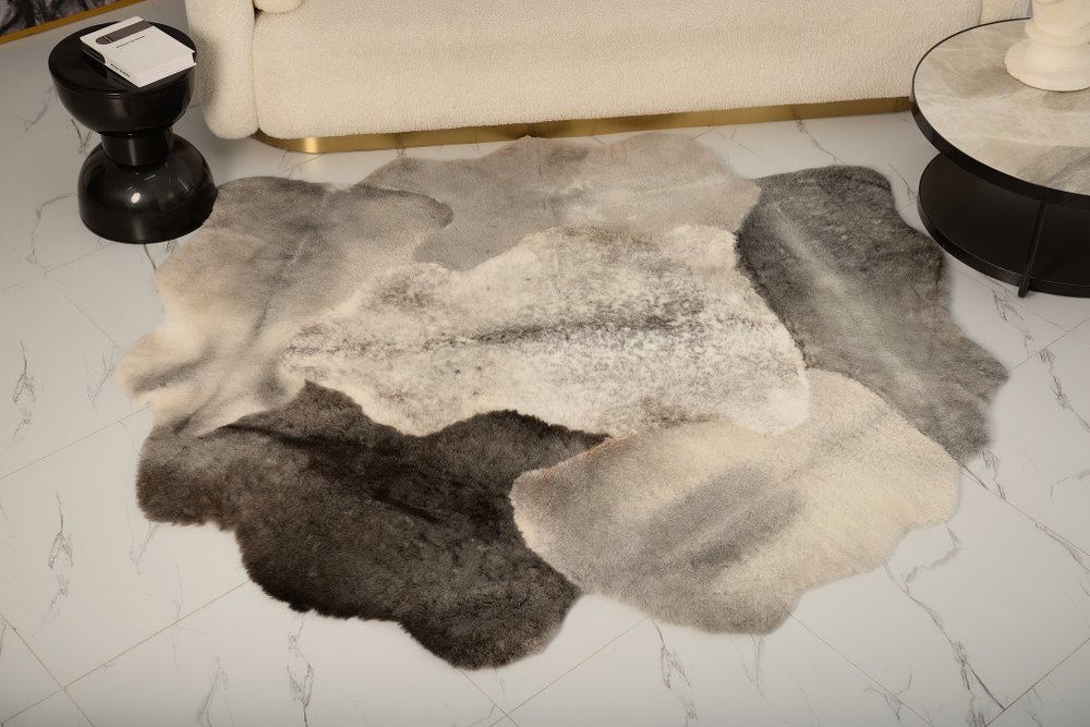 Ковер Мосси стриженный светло-серый