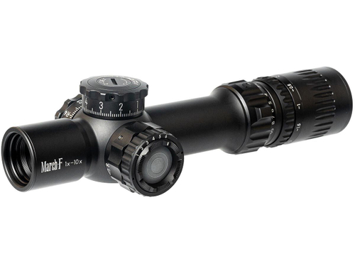 Прицел March-F 1-10x24 Shorty DR-TR1FB FFP+SFP 30мм, с кронштейном (D10SV24FDIML_P DR-TR1FB)