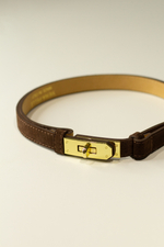 Ремень поясной замша