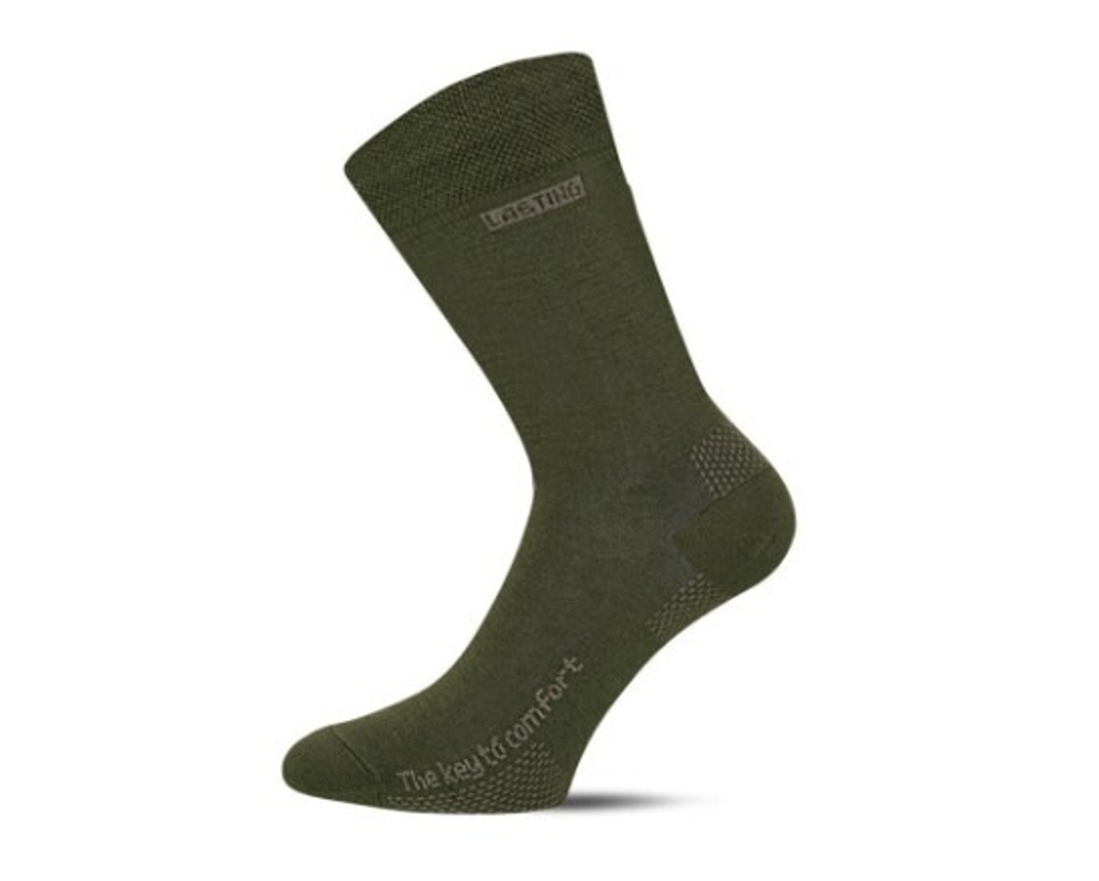 Носки Lasting OLI 620, coolmax+nylon, зеленый, размер M
