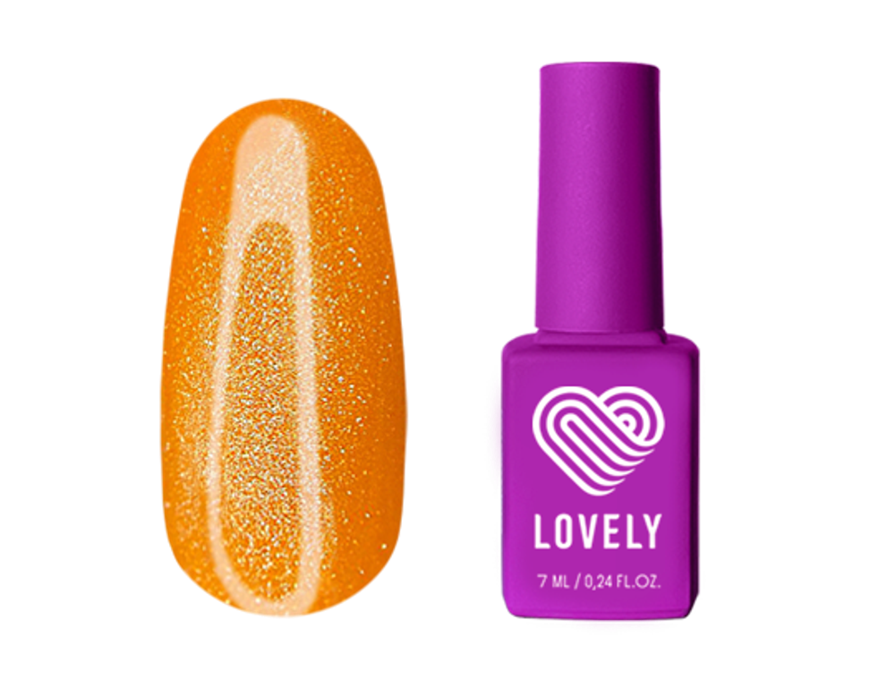 Гель-лак Lovely, коллекция Fruit Cat, оттенок Orange, 7 ml