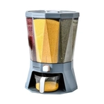 Диспенсер для сыпучих продуктов 4 секции SA-DS02 вращающийся