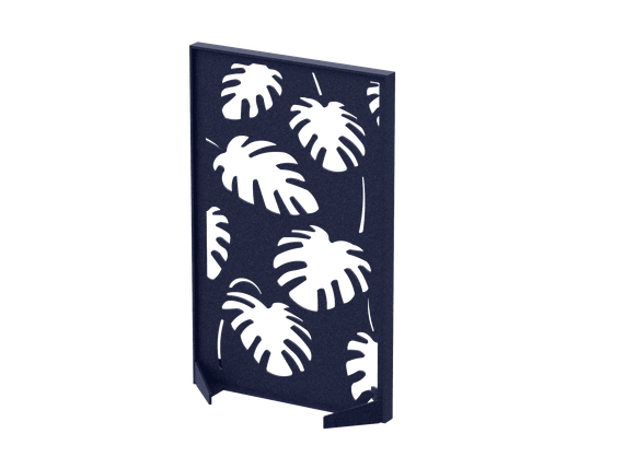 Перегородка с декором  "Пальмы" 80х40х160