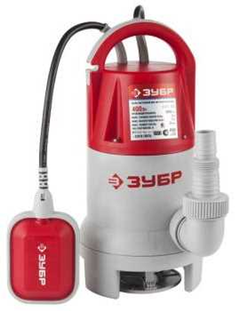 Насос универсальный для чистой и грязной воды 400w, ЗУБР, ЗНПГУ-400