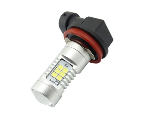 Светодиодная лампа H11 2835-21SMD HIGH BRIGHTNESS, 1шт