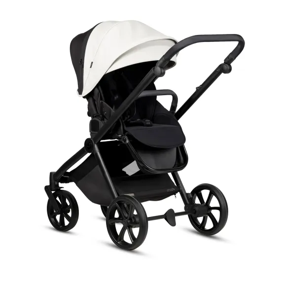 Коляска 2 в 1 Tutis Mio 3+ Leather Silver Grey