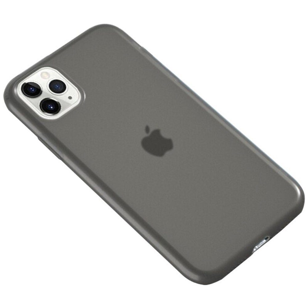 Чехол UltraThin на iPhone 11 Pro matte (прозрачный-черный)