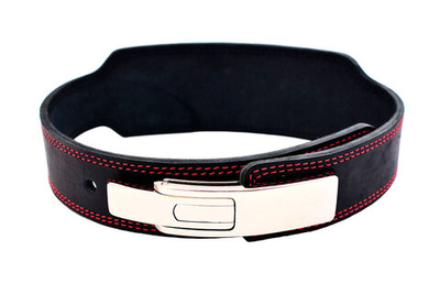 Пояс атлетический с карабином, 6/10 см, 3 слоя (XXL (100-120 см))