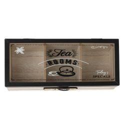 GAEM Шкатулка для чайных пакетиков, L24 W10,5 H7,5 см