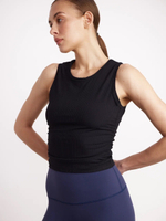Топ Melrose Ribbed Tank in Black