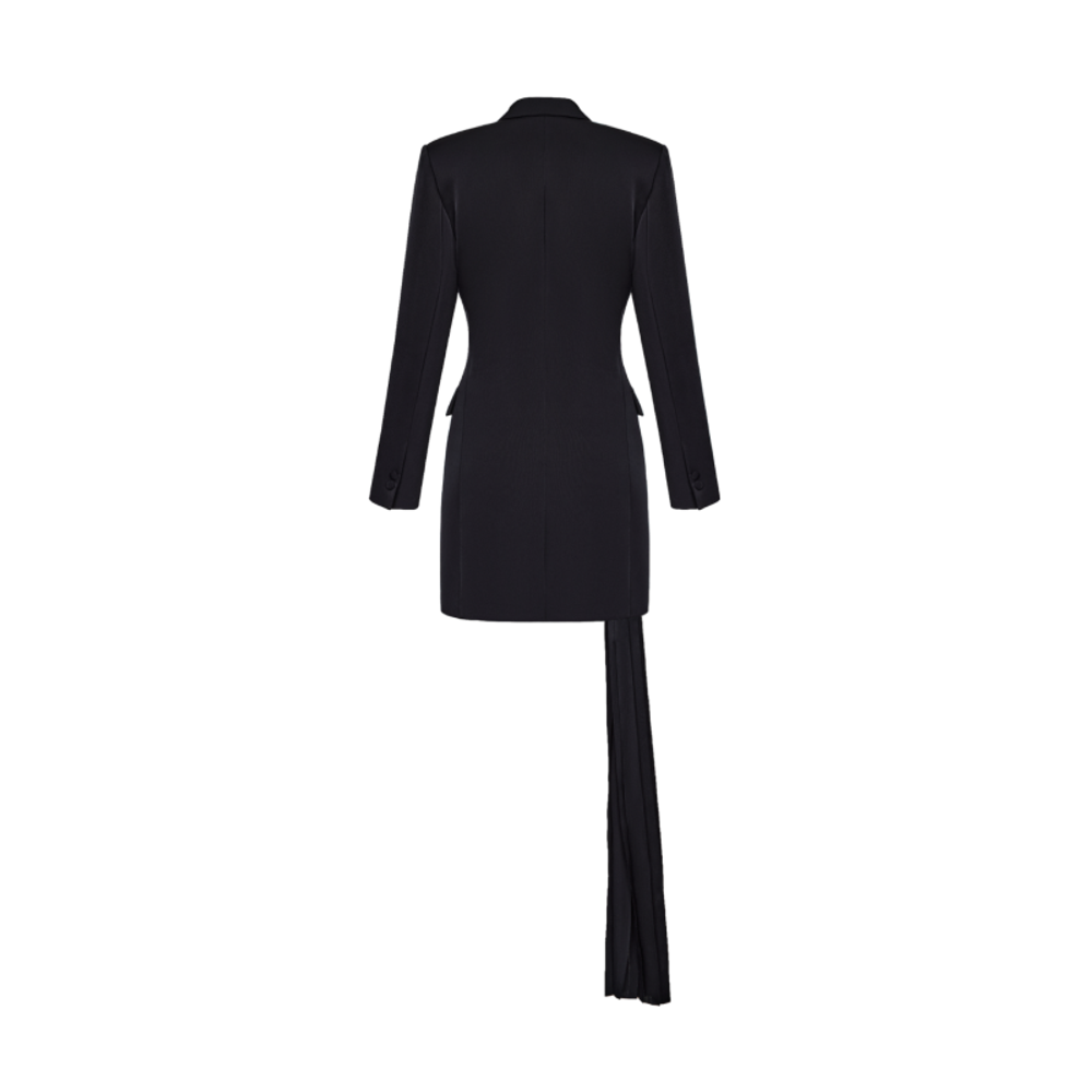 Жакет с декором из шелка из атласа