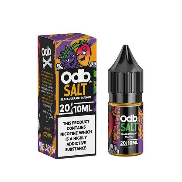 Купить Жидкость ODB Juice Salt 30 мл - Blackcurrant Mango (0 мг)