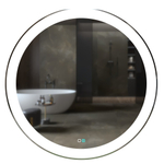 Зеркало MIXLINE "Перла-2" D770 сенсорный выключатель, светодиодная подсветка + подогрев