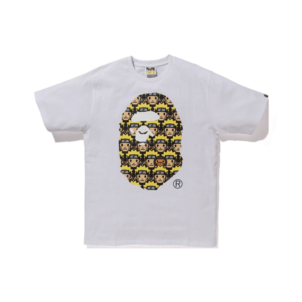 A Bathing Ape X Naruto Ape Head Tee