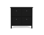 Обувница 4 ящика КЫМОР (HEMNES), 106х101х22 см, черный