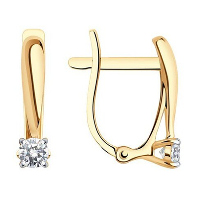 Серьги Au 585 (81020230)