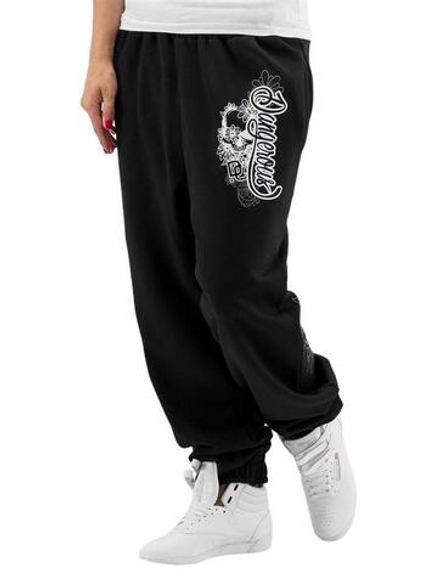 Спортивные штаны DNGRS Flower черные