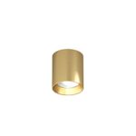 DK2610-SB Накладной светильник SHINE TUBE со светодиодом, D70*H80, IP20, 3000К, 10W, RA?90, сатинированная латунь, алюминий